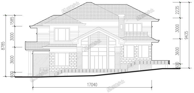 簡歐風格，大氣實用，二層別墅圖紙分享