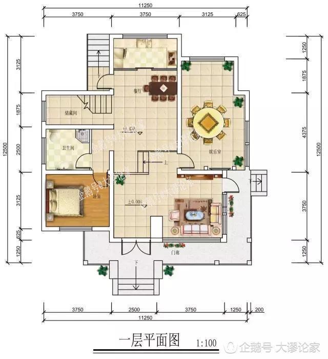 歐式風格的三層農村別墅，被這套別墅美到了