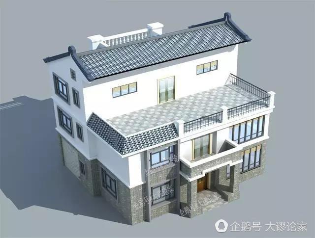 魚和熊掌可以兼得，中式農村自建房媲美別墅