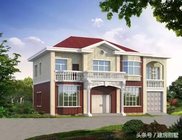 16.1×11.6米二層農(nóng)村別墅，看到這套圖紙奶奶都說房子真美