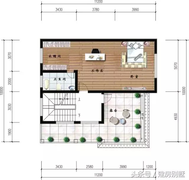 3款開間10米的農村別墅戶型，小地基建別墅更精致，大地基羨慕不來
