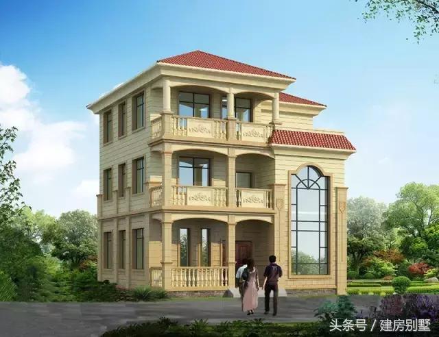 3款開間10米的農村別墅戶型，小地基建別墅更精致，大地基羨慕不來