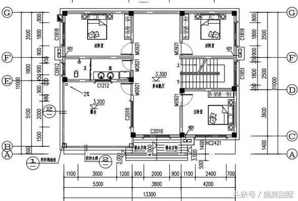 3套30萬就能建的二層農村別墅戶型，別再說建不起別墅了（含平面圖）