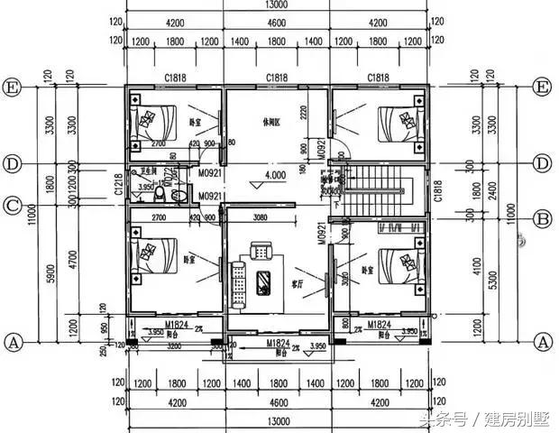 3套30萬就能建的二層農村別墅戶型，別再說建不起別墅了（含平面圖）