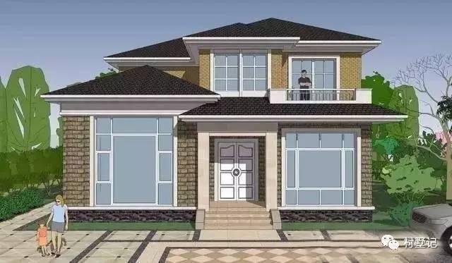 25萬建二層農村別墅，說出來親戚都不信