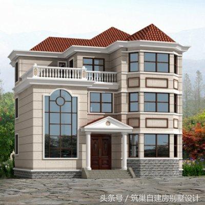 幾組別墅效果圖和完工圖對比，完工圖比效果圖更漂亮