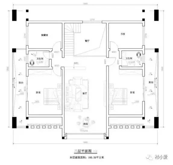 17mX13m新中式別墅圖，鄉(xiāng)村別墅就該是這個樣子