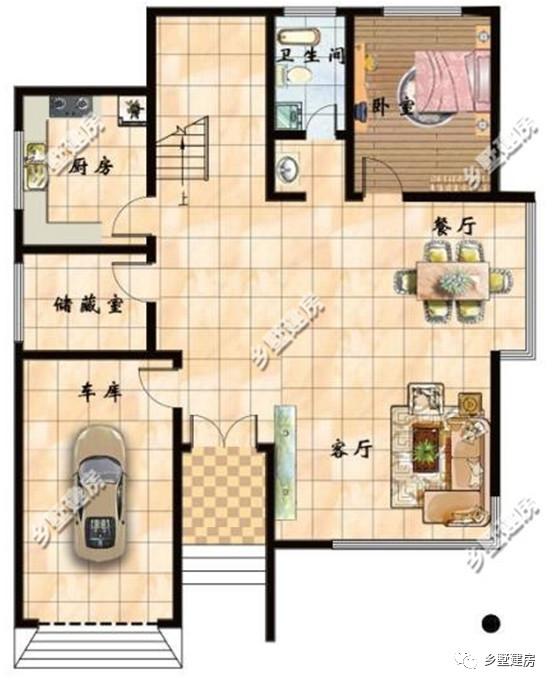 給你20萬回農村自建房，這兩款別墅方案你選哪個？