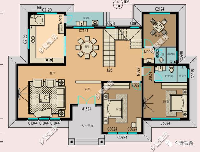 給你20萬回農村自建房，這兩款別墅方案你選哪個？