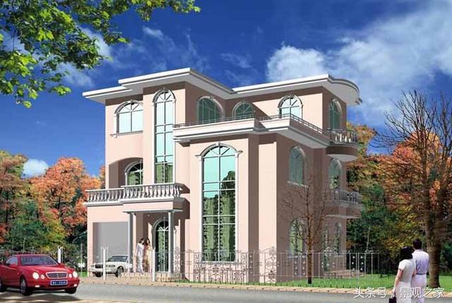 適合現代居住的三層住宅農村房屋設計圖