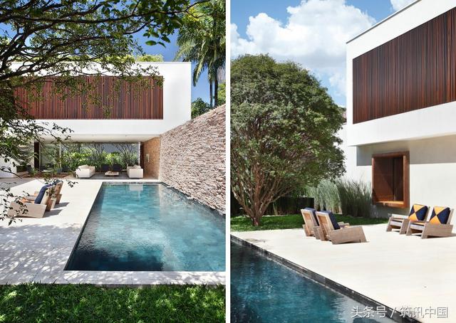 海南設計很新穎的房子帶庭院和室內裝修設計圖