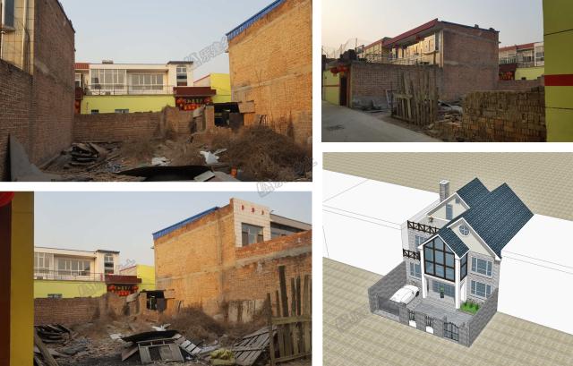 美式鄉村二層樓房設計圖，設計感強，夾層做閣樓，增加室內空間