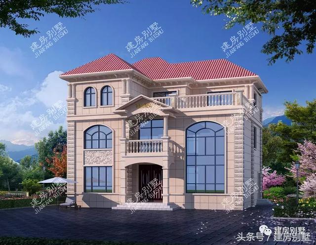 2款人氣高的三層自建樓房設計方案圖，火是有原因的