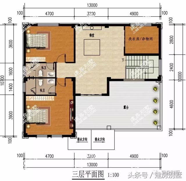 2款人氣高的三層自建樓房設計方案圖，火是有原因的