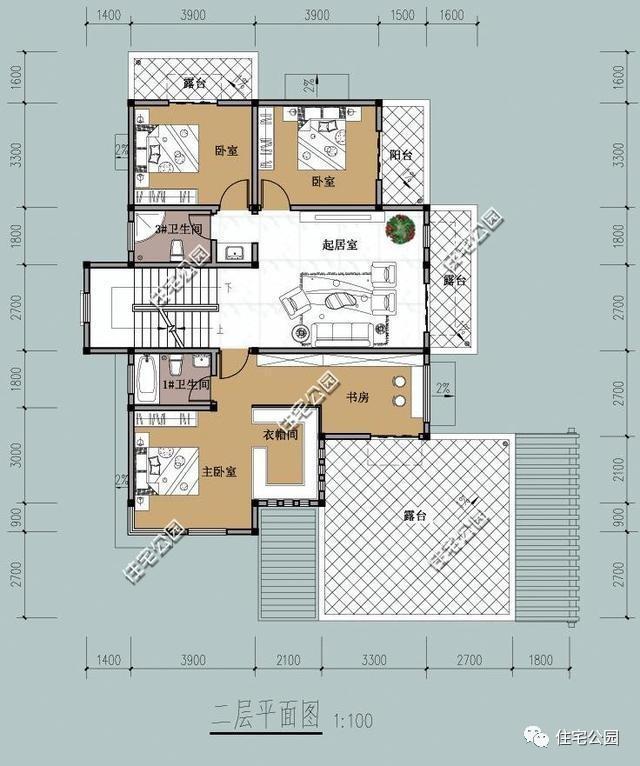 2套農村帶車庫別墅，平頂實用還是坡頂實用？