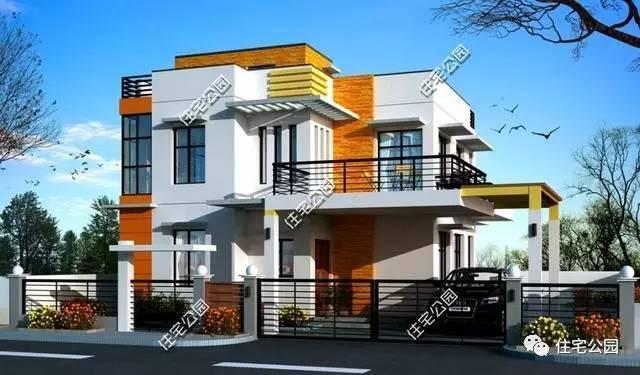 2套農村帶車庫別墅，平頂實用還是坡頂實用？