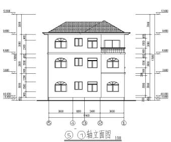 27萬建3層別墅！坡頂造型簡潔，平面布置緊湊，采光通風良好！