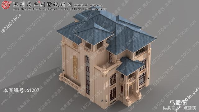 帶地下室和小塔樓的三層豪華歐式別墅效果圖+建造施工實(shí)景照片！