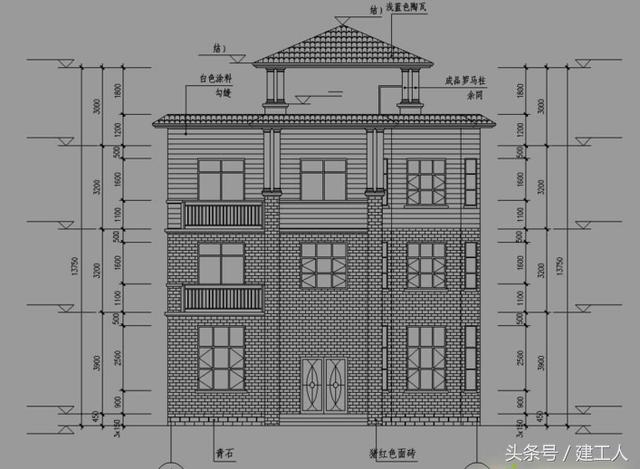 12X11米四層農(nóng)村別墅設(shè)計(jì)方案！