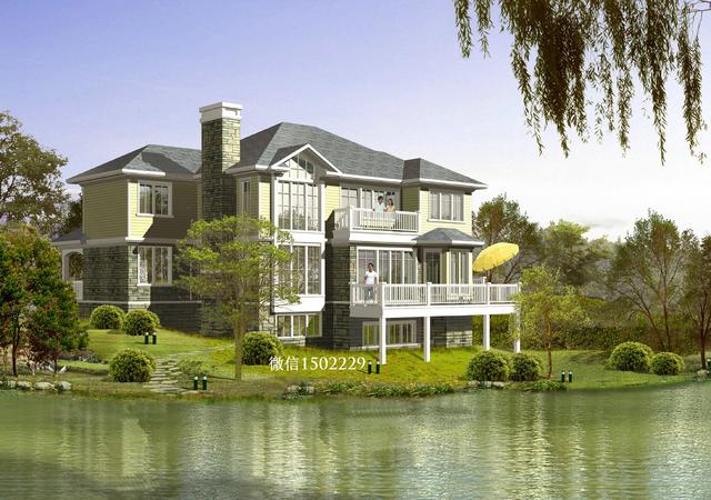 農村小別墅設計圖 新農村三層住宅設計圖 兩層自建別墅施工圖紙！