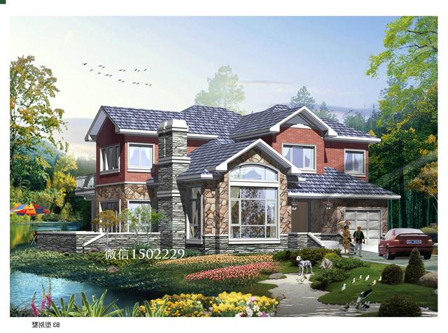 農村小別墅設計圖 新農村三層住宅設計圖 兩層自建別墅施工圖紙！