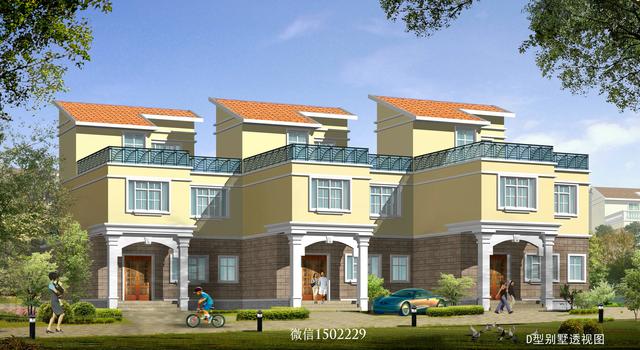 農村小別墅設計圖 新農村三層住宅設計圖 兩層自建別墅施工圖紙！