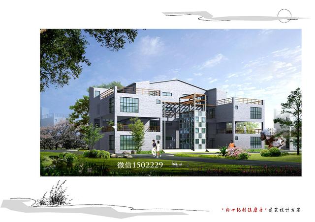農村小別墅設計圖 新農村三層住宅設計圖 兩層自建別墅施工圖紙！