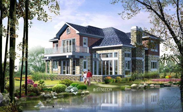 農村小別墅設計圖 新農村三層住宅設計圖 兩層自建別墅施工圖紙！