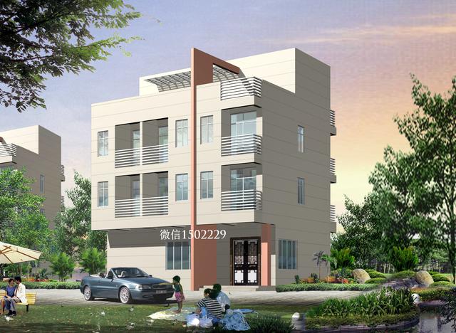 農村小別墅設計圖 新農村三層住宅設計圖 兩層自建別墅施工圖紙！