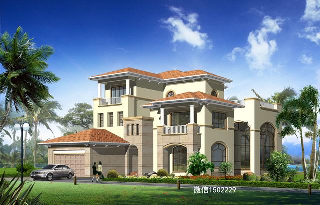 農村小別墅設計圖 新農村三層住宅設計圖 兩層自建別墅施工圖紙！