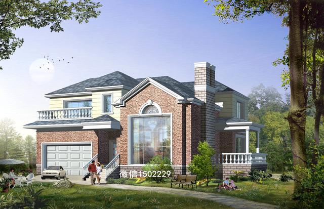 農村小別墅設計圖 新農村三層住宅設計圖 兩層自建別墅施工圖紙！