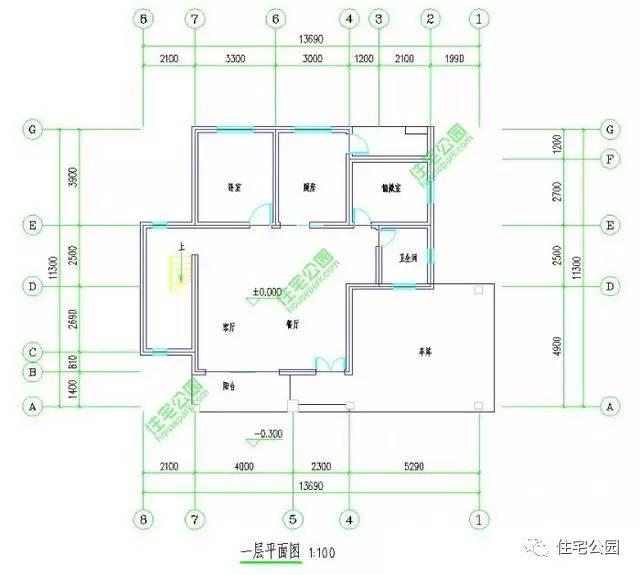 2層農(nóng)村小戶型別墅，露臺(tái)車(chē)庫(kù)全都有，這樣的房子才實(shí)用！