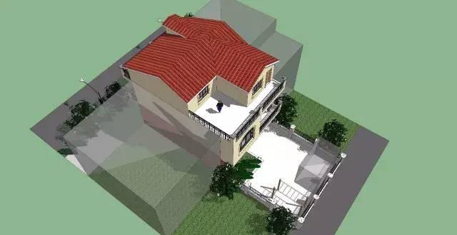 你看到后一定會很驚訝，這是開間僅為8.4米的三層別墅