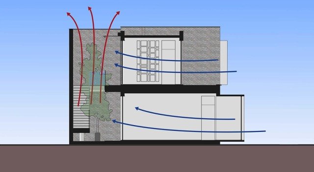 農村現代別墅，屋頂帶蓄水池，簡約時尚，