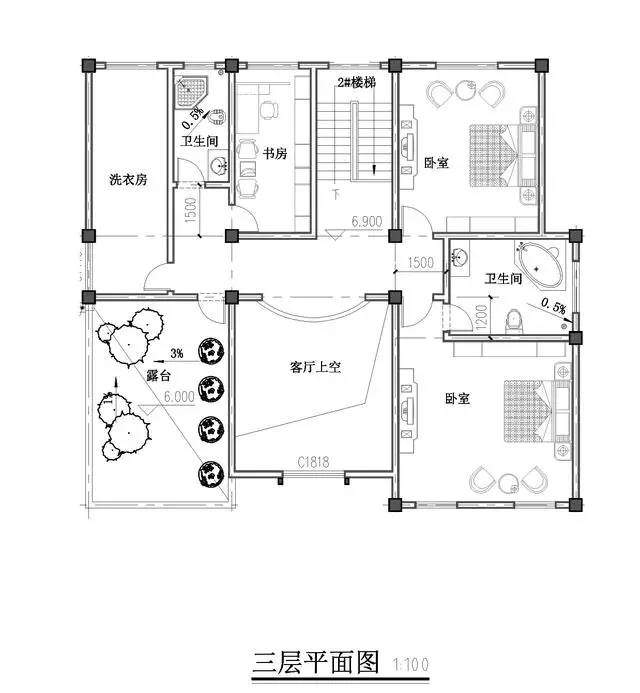 擇一城終老，選一處養老！農村三層奢華自建別墅設計圖紙！