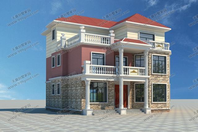 農村經典之作：兩套大氣別墅設計圖，布局實用，磚混框架任你選！