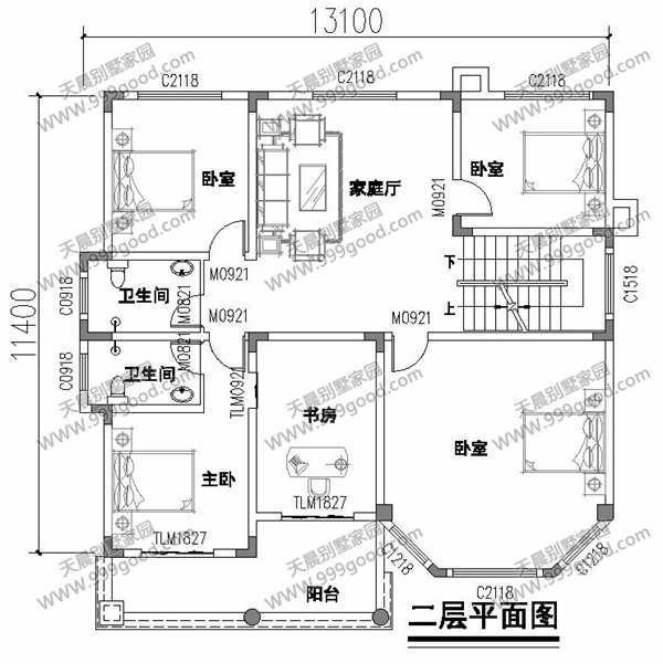 農村經典之作：兩套大氣別墅設計圖，布局實用，磚混框架任你選！