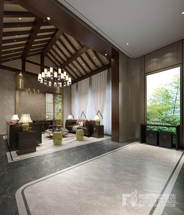 綠城富春和園玫瑰園｜別墅裝飾 中式風格設計！