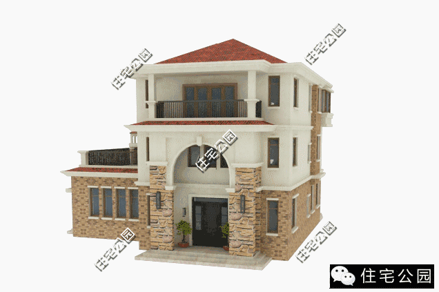 農(nóng)村自建3層別墅13X15米，獨(dú)立廚房、帶柴火房！