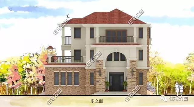 農(nóng)村自建3層別墅13X15米，獨(dú)立廚房、帶柴火房！