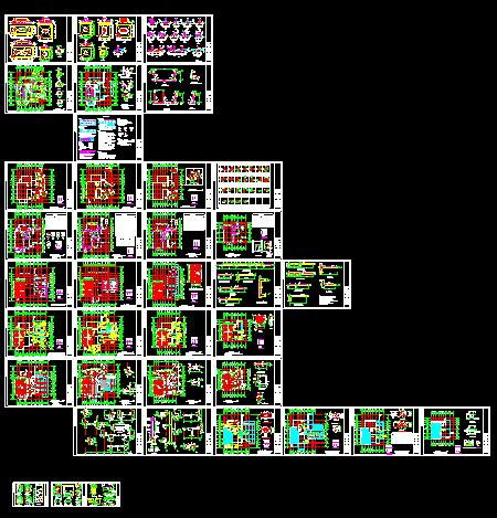 39萬建3層別墅！全套圖紙（建筑，結構，暖通，給排水，電氣）