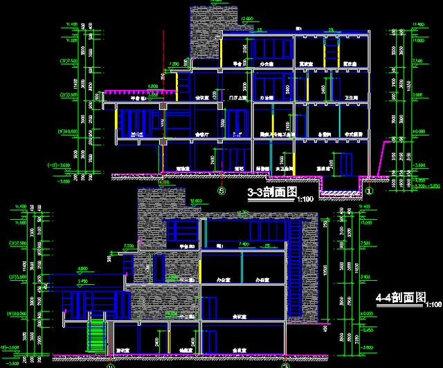 39萬建3層別墅！全套圖紙（建筑，結構，暖通，給排水，電氣）
