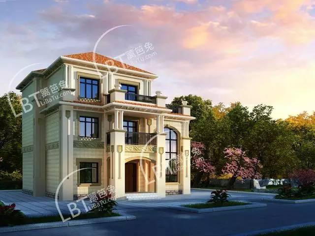 土豪自建三層別墅 8個(gè)臥室的新農(nóng)村自建房附全套施工圖紙！