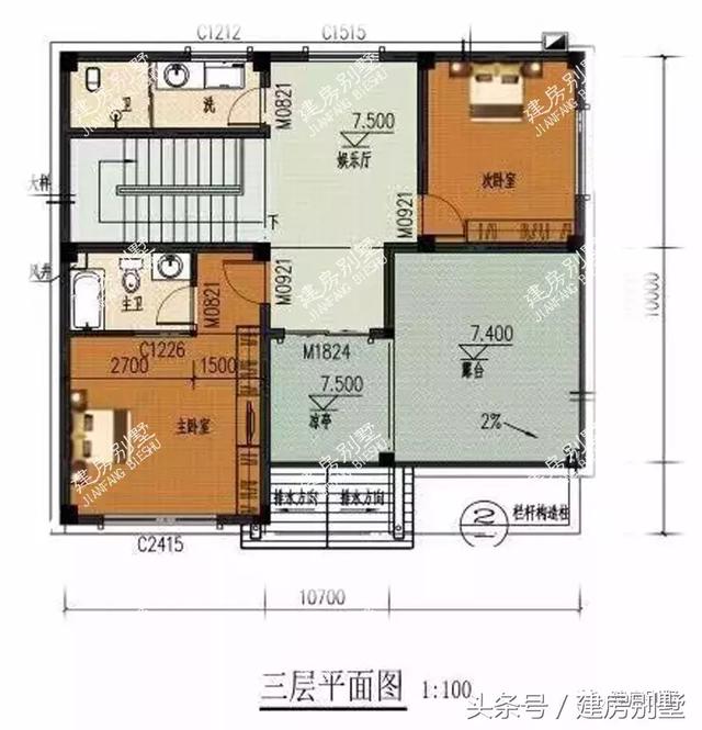 2套氣勢相當?shù)娜龑觿e墅戶型圖，哪套更好？