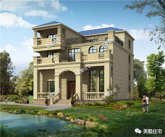 2款高逼格四層自建房戶型圖，在村里隨便建一棟別人一百年都難被超越