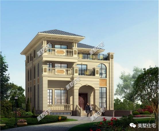 2款高逼格四層自建房戶型圖，在村里隨便建一棟別人一百年都難被超越