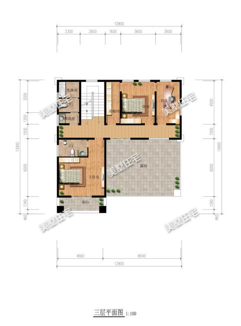 2款高逼格四層自建房戶型圖，在村里隨便建一棟別人一百年都難被超越