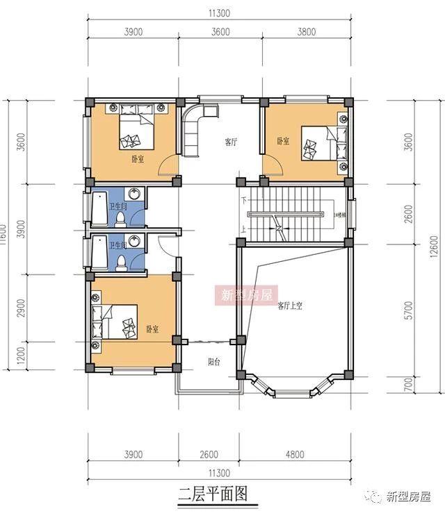 農村徽派別墅戶型方案集合！1層2層3層的全都有