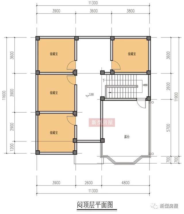 農村徽派別墅戶型方案集合！1層2層3層的全都有