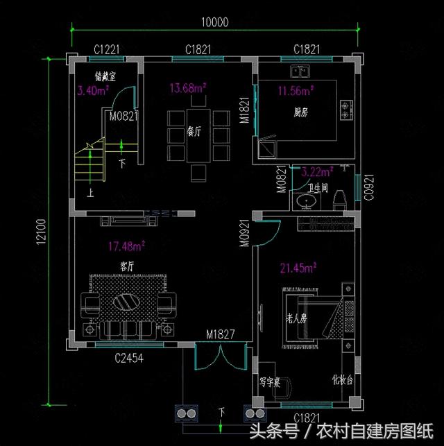 5款開間10米內(nèi)的三層樓房設(shè)計方案，造價不高還有面子